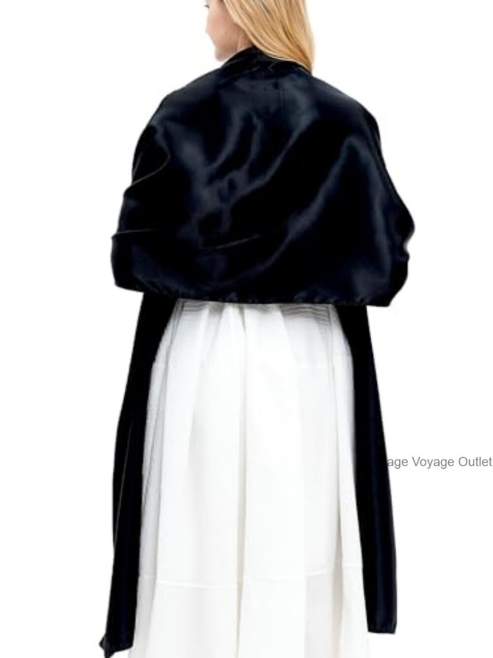 Satin Shawl Wrap Extra Long Evening Dress Scarf Bridal Wedding Stole
